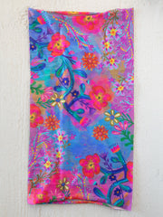 Full Boho Bandeau® Headband - Neon Floral