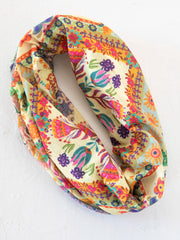 Full Boho Bandeau® Headband - Mandala Folk Patchwork