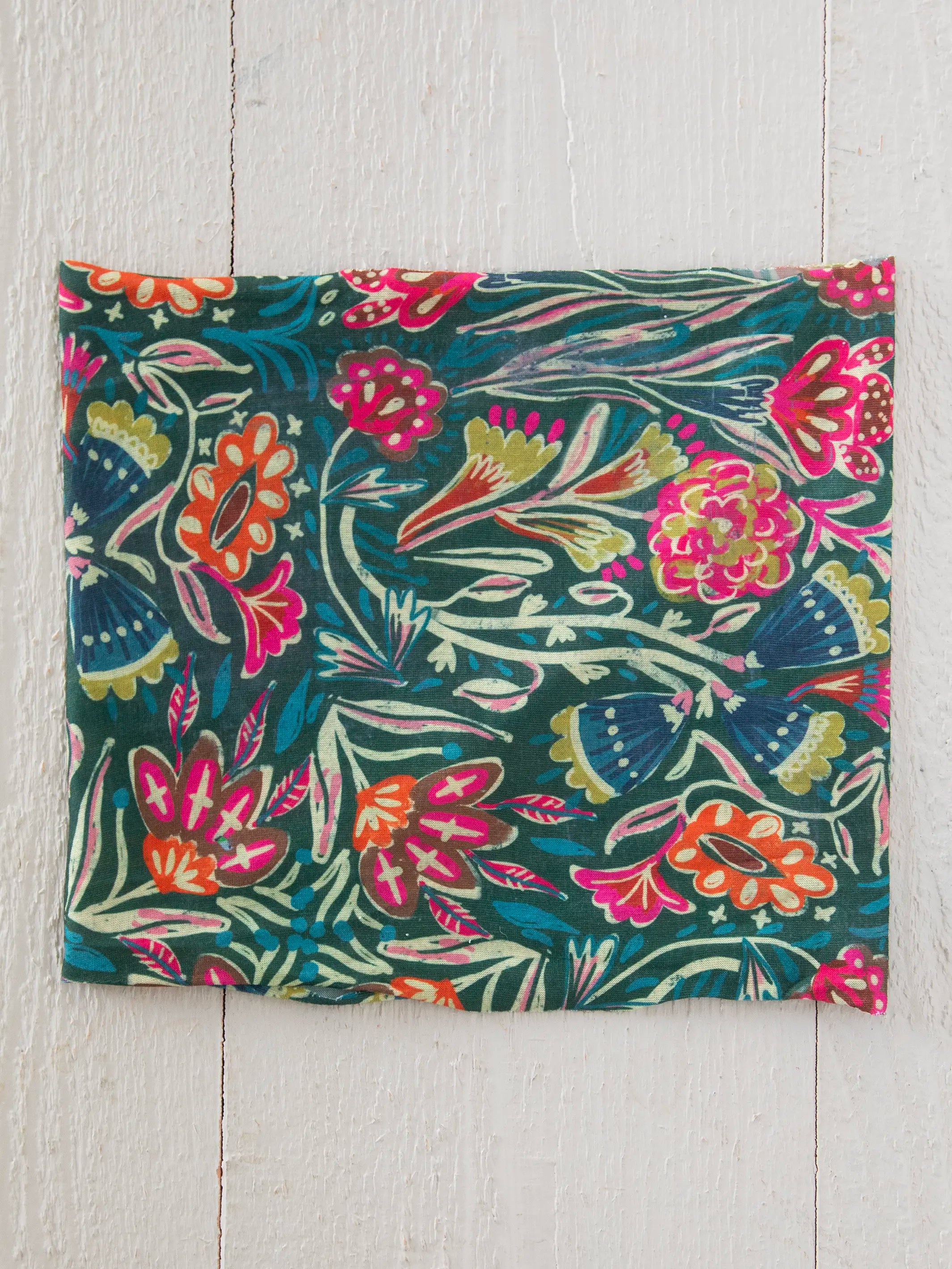 Half Boho Bandeau® Headband - Green Painterly Vines