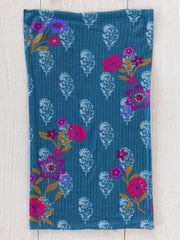 Full Boho Bandeau® Headband - Block Stamp Indigo