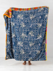 Cozy Luxe Faux Fur Blanket - Mustard Groove