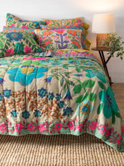 Bungalow Reversible Cotton Shams, Set of 2 - Free Spirit