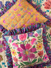 Bungalow Reversible Cotton Euro Sham - Boho Floral