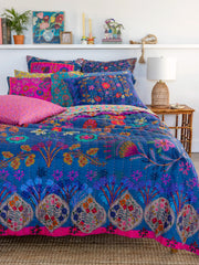 Bungalow Reversible Cotton Quilt - Magic Folk Garden