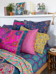 Bungalow Reversible Cotton Quilt - Magic Folk Garden