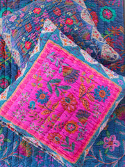 Bungalow Reversible Cotton Euro Sham - Magic Folk Garden