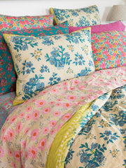 Bungalow Reversible Cotton Euro Sham - Wildflower Pop