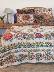 Bungalow Reversible Cotton Euro Sham - Blooming Bandana