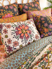 Bungalow Reversible Cotton Shams, Set of 2 - Blooming Bandana