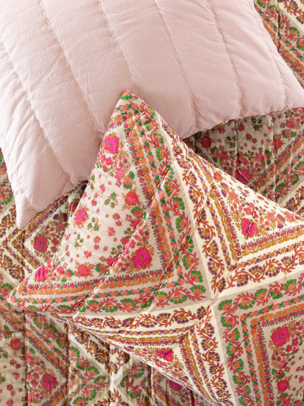 Velvet Shams, Set of 2 - Barcelona Bandana