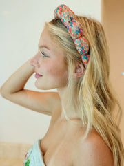 Spa Headband - Vintage Garden Peach
