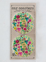 Car Coasters, Set of 2 - You Are So Loved
