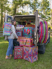 Crochet Tire Cover - Rainbow