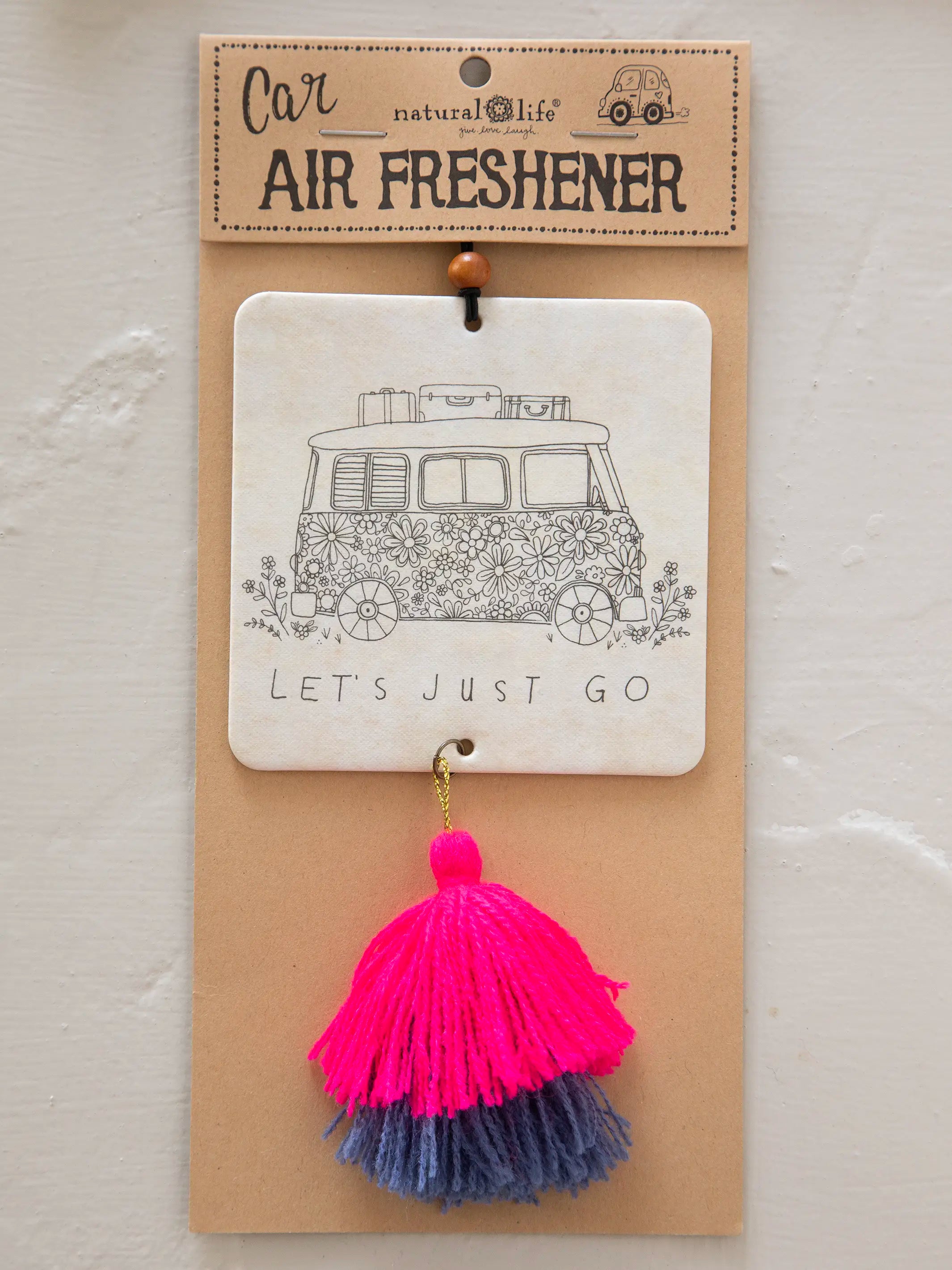 Car Air Freshener - Let's Just Go Van