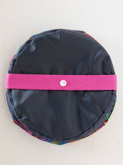 Pop-Up Car Trash Can - Navy Folk Flower