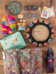 Crochet Steering Wheel Cover, 15" - Black