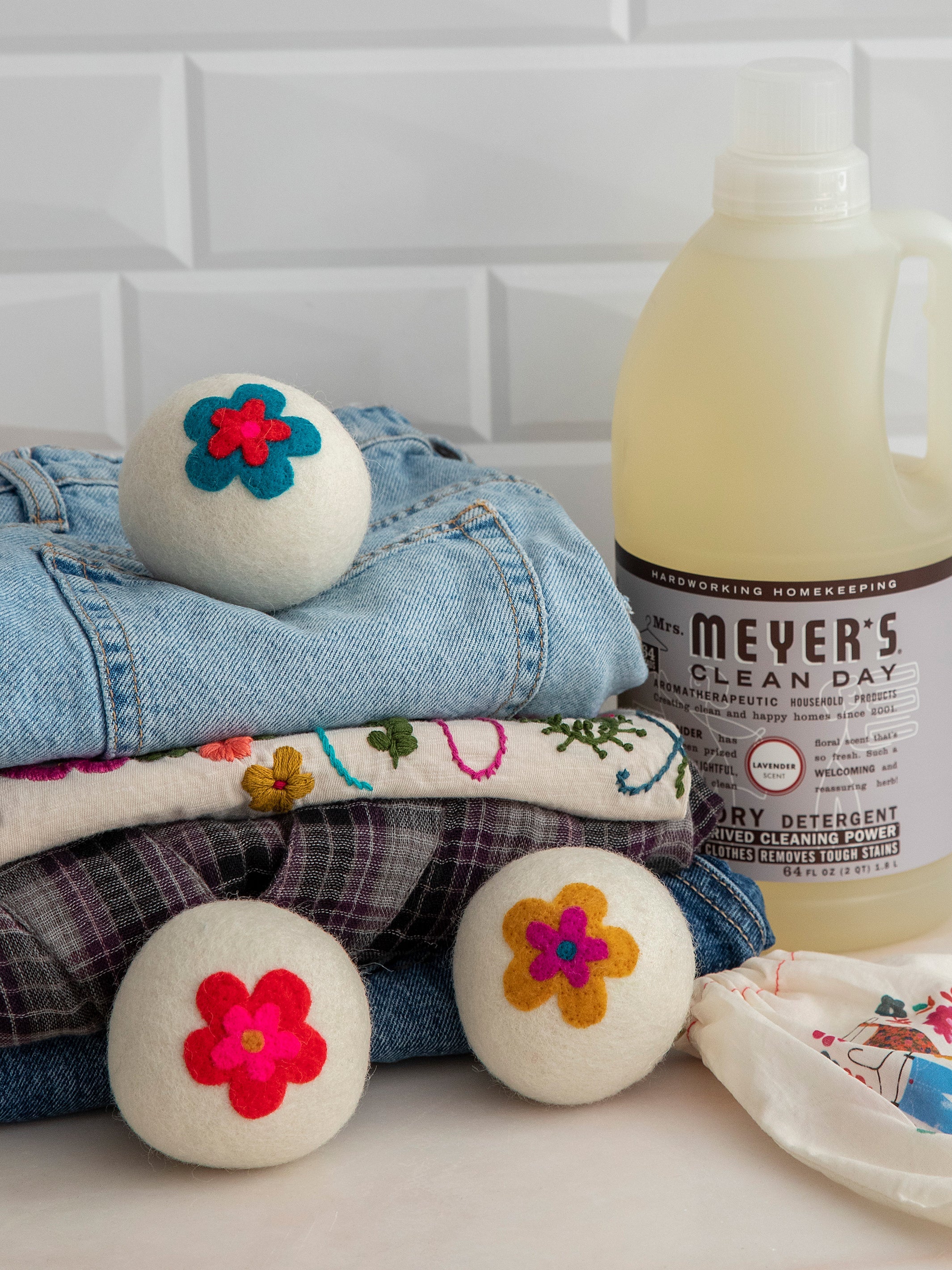 Wool Dryer Balls, Set of 3