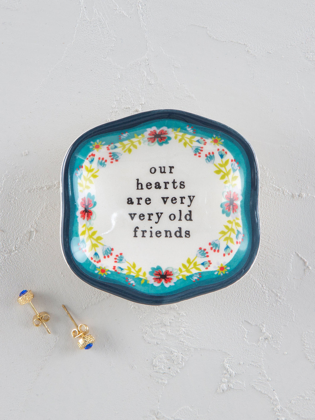 Artisan Trinket Dish - Old Friends