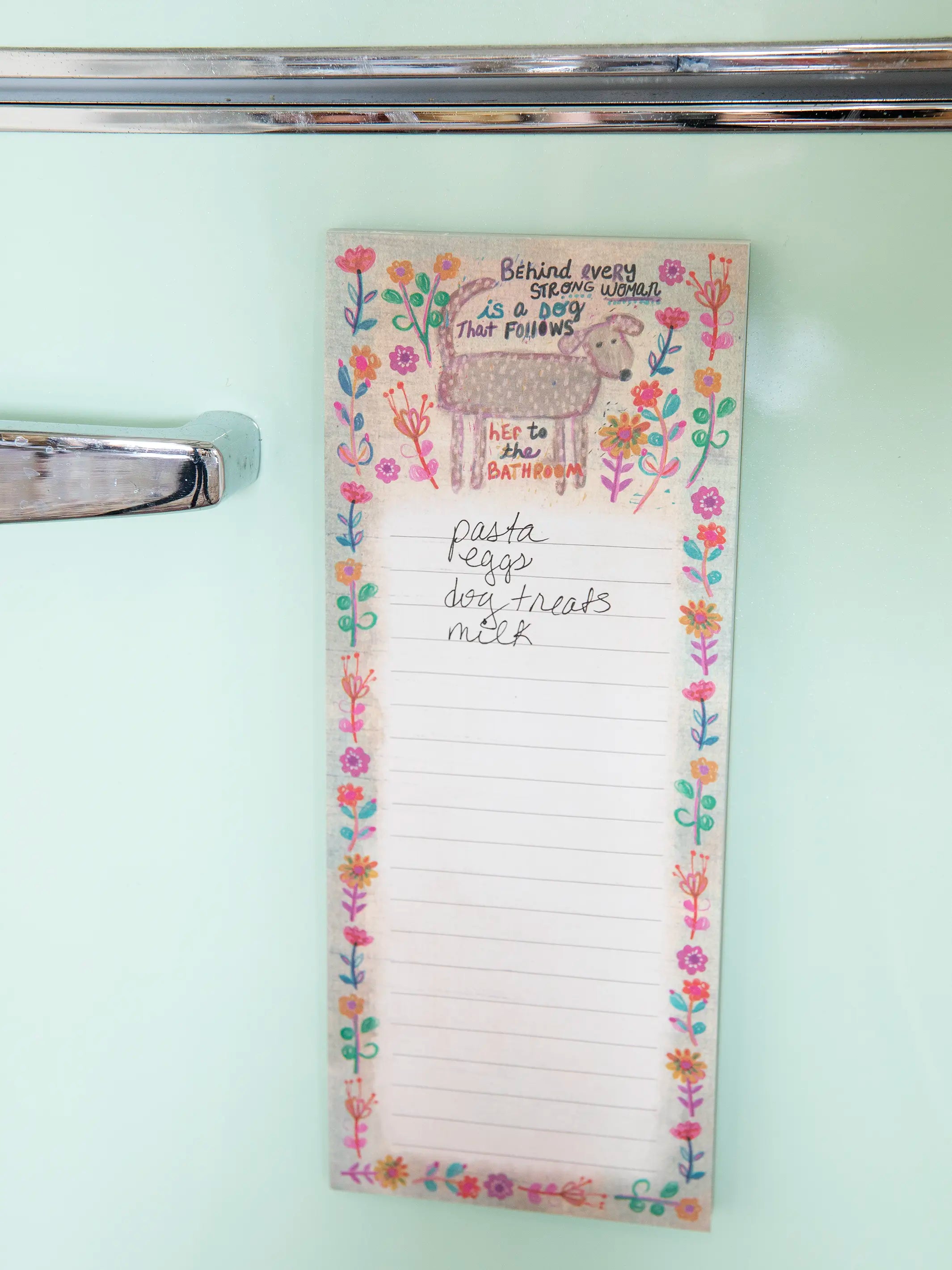 Magnetic List Pad - Behind Every Strong Woman