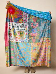 Double-Sided Cozy Throw Blanket - Dog