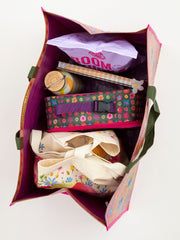 Carry All Happy Tote Bag - Floral Border