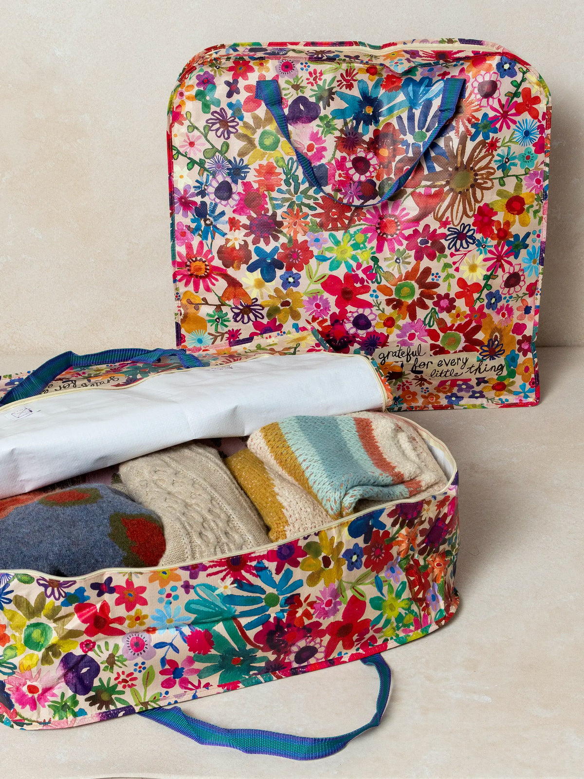 The Perfect XL Underbed Tote - Grateful