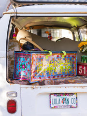 Better Than A Box Packing Tote Set - Teal Borders