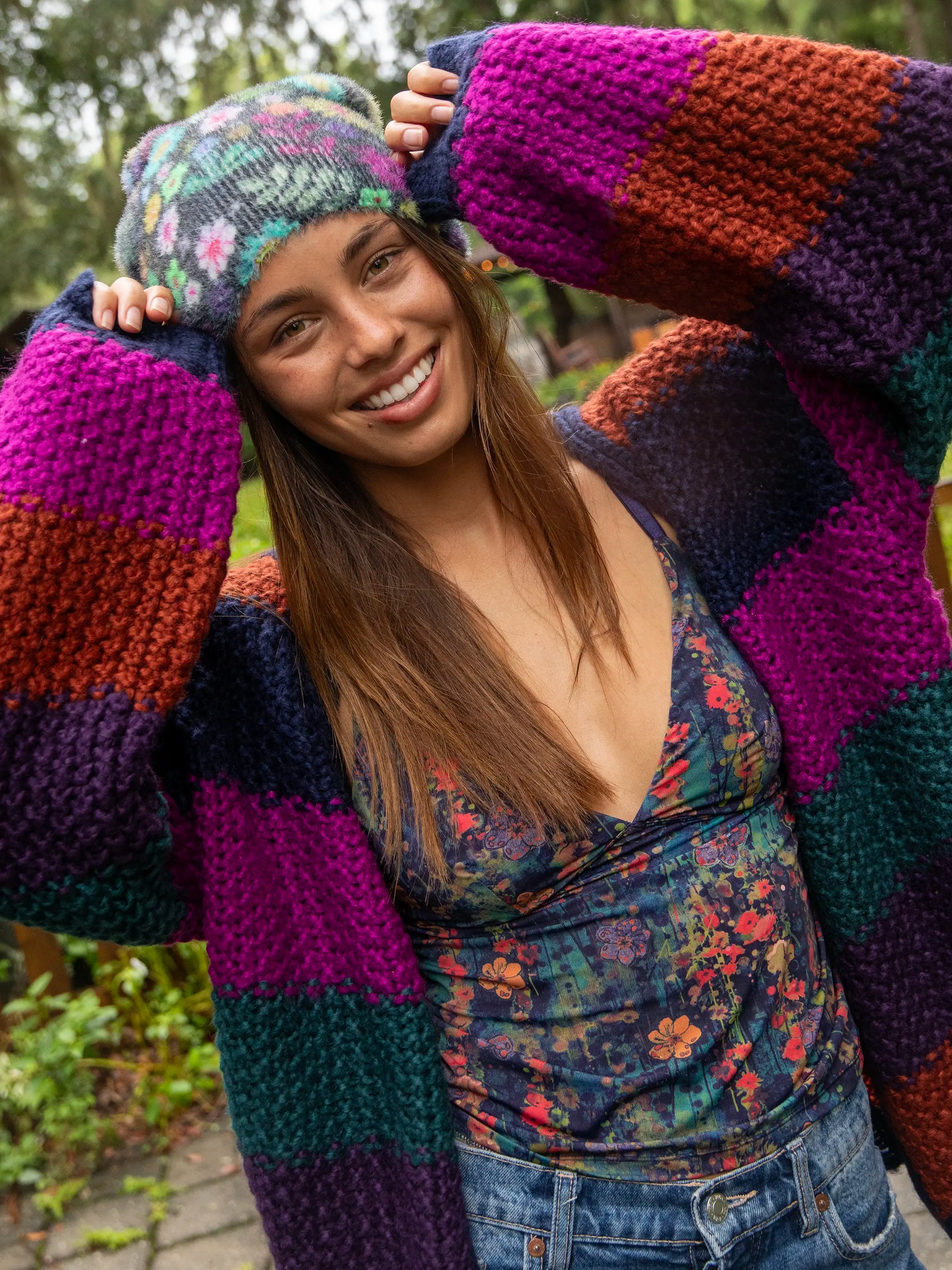 Cashmere-like Beanie - Dark Teal