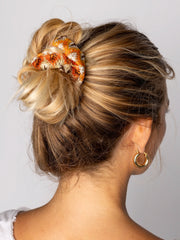 Crochet Scrunchie - Burnt Orange