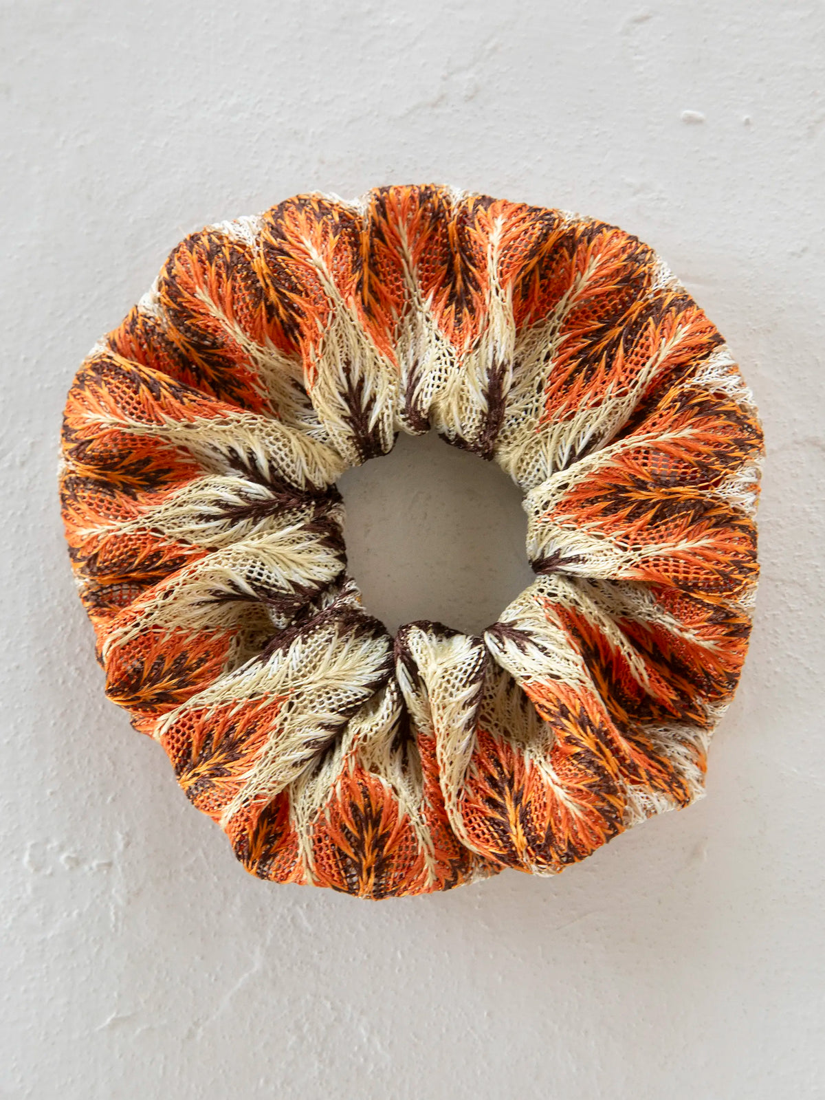 Crochet Scrunchie - Burnt Orange
