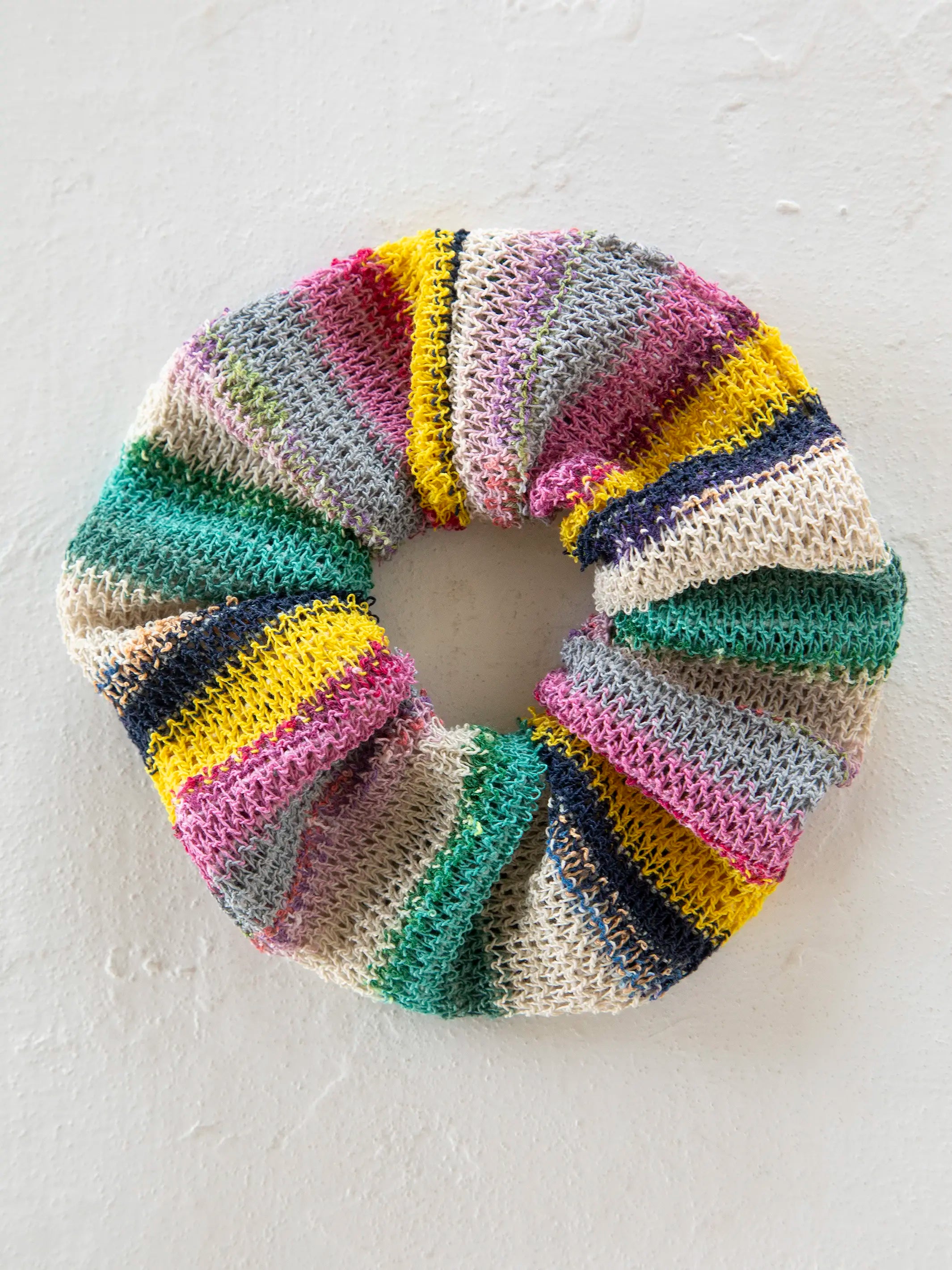 Crochet Scrunchie - Rainbow