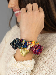 Locket Scrunchie - Bright Patchwork