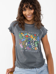 Lily Cotton Short Sleeve Tee Shirt - Spread Kindness
