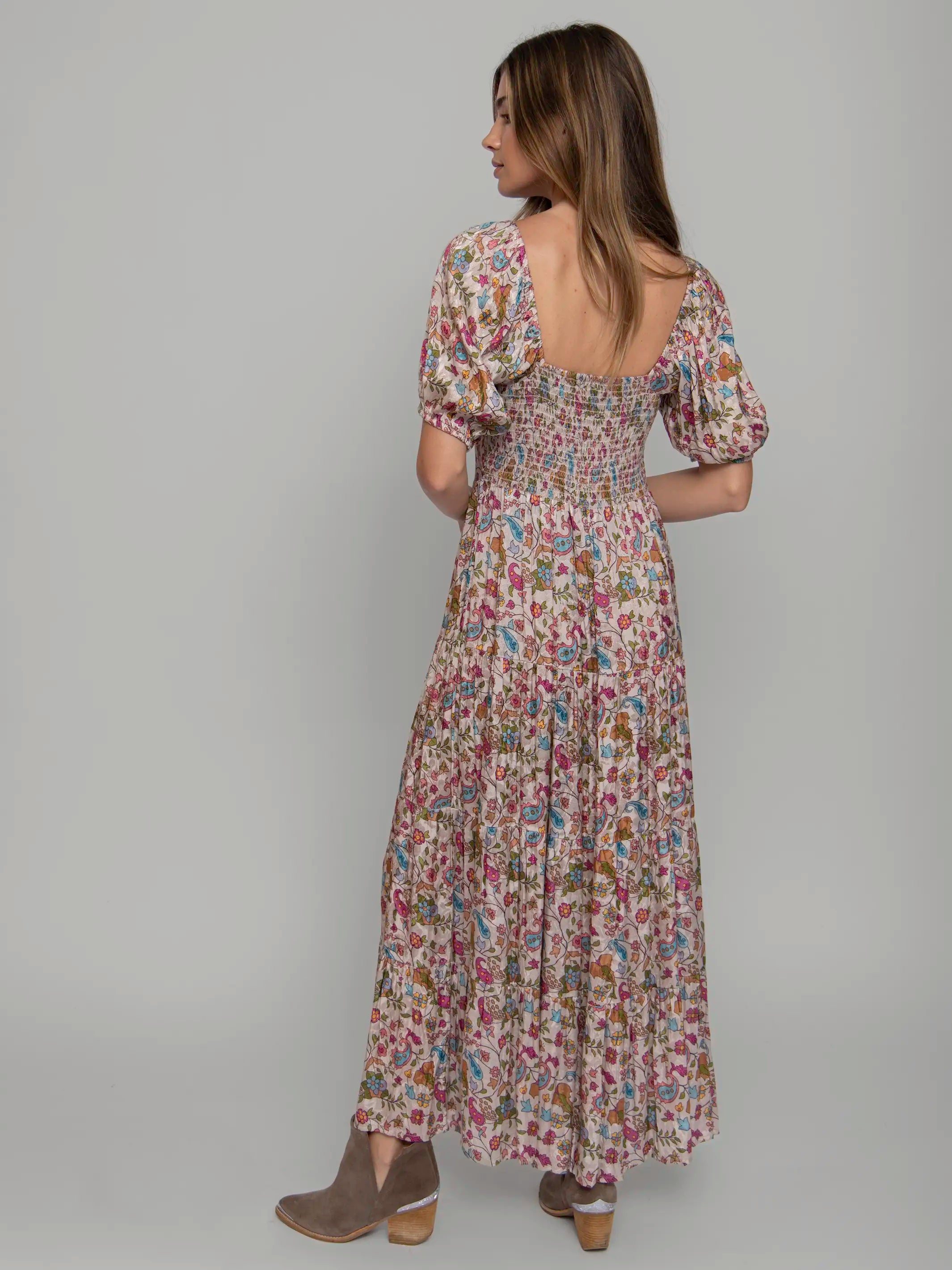 Danielle Maxi Dress - Paisley Petals