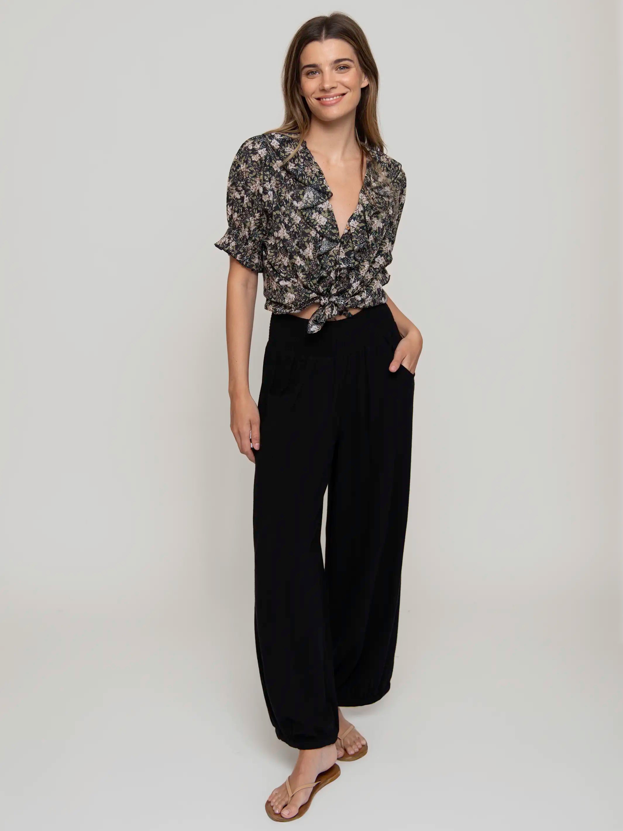 Around The Town Pants - Black