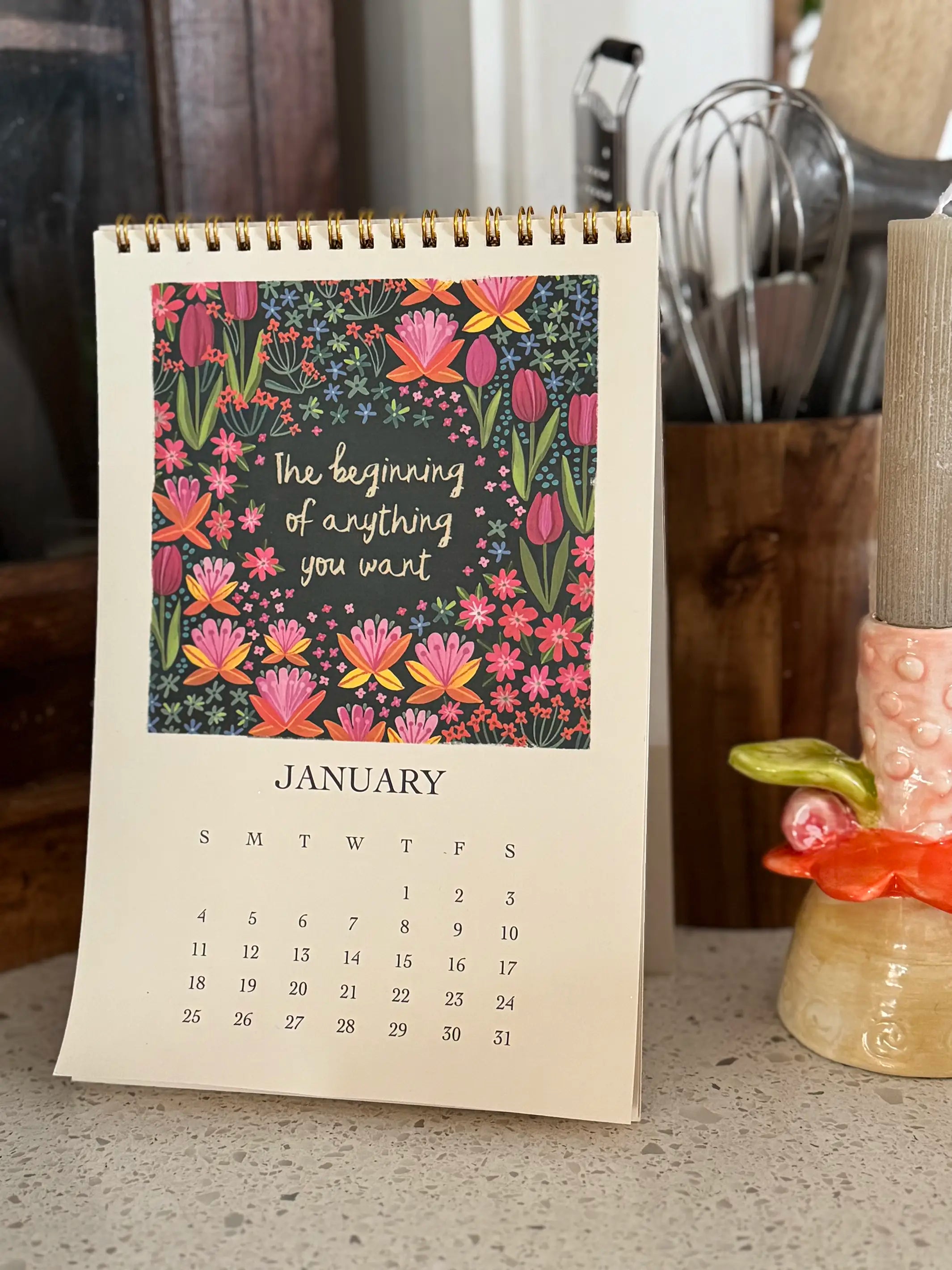 2026 Desk Calendar - Live Happy