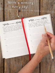 Embroidered 5 Year Daily Journal - Each Day Is A Gift