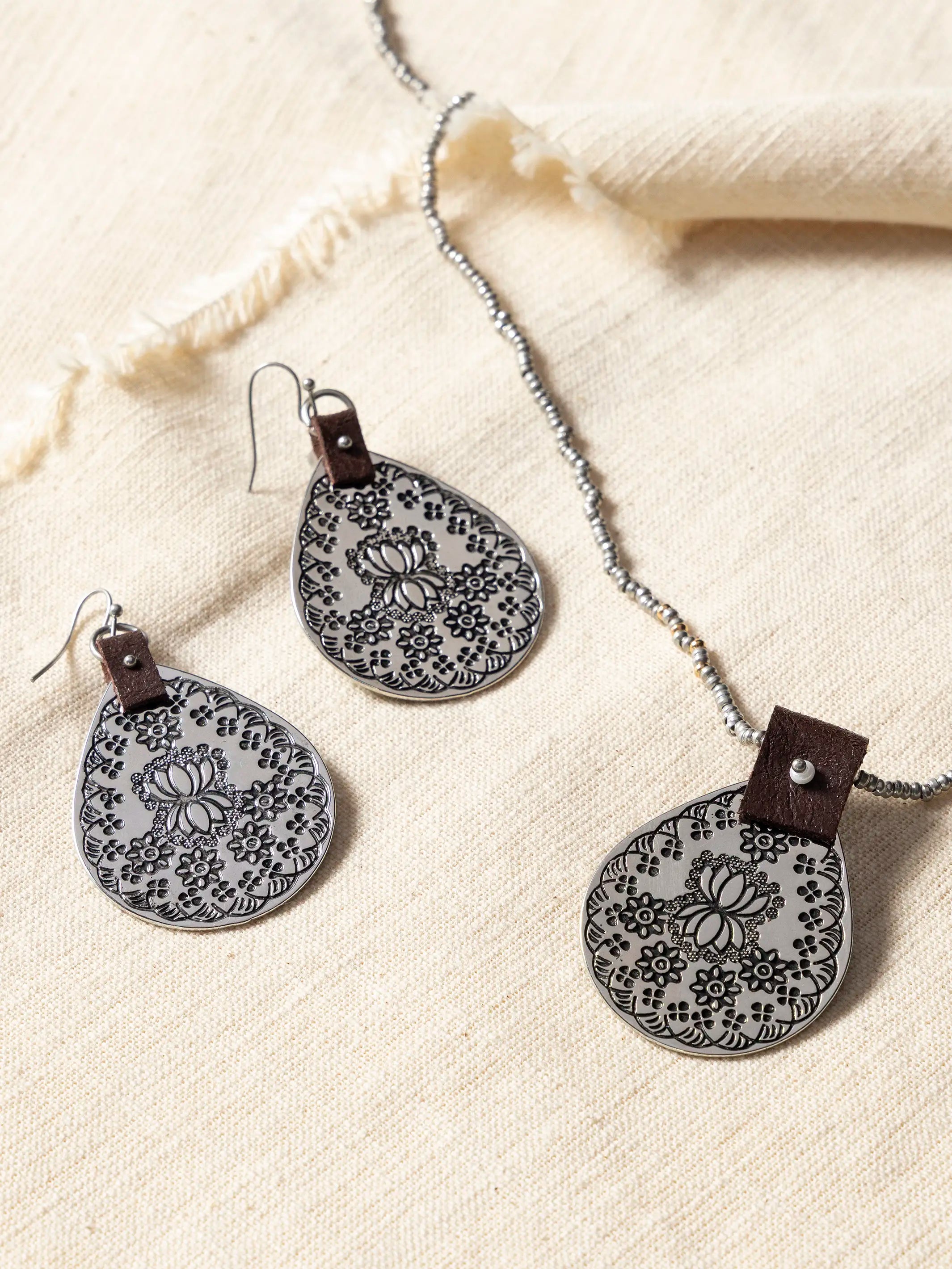 Boho Medallion Necklace