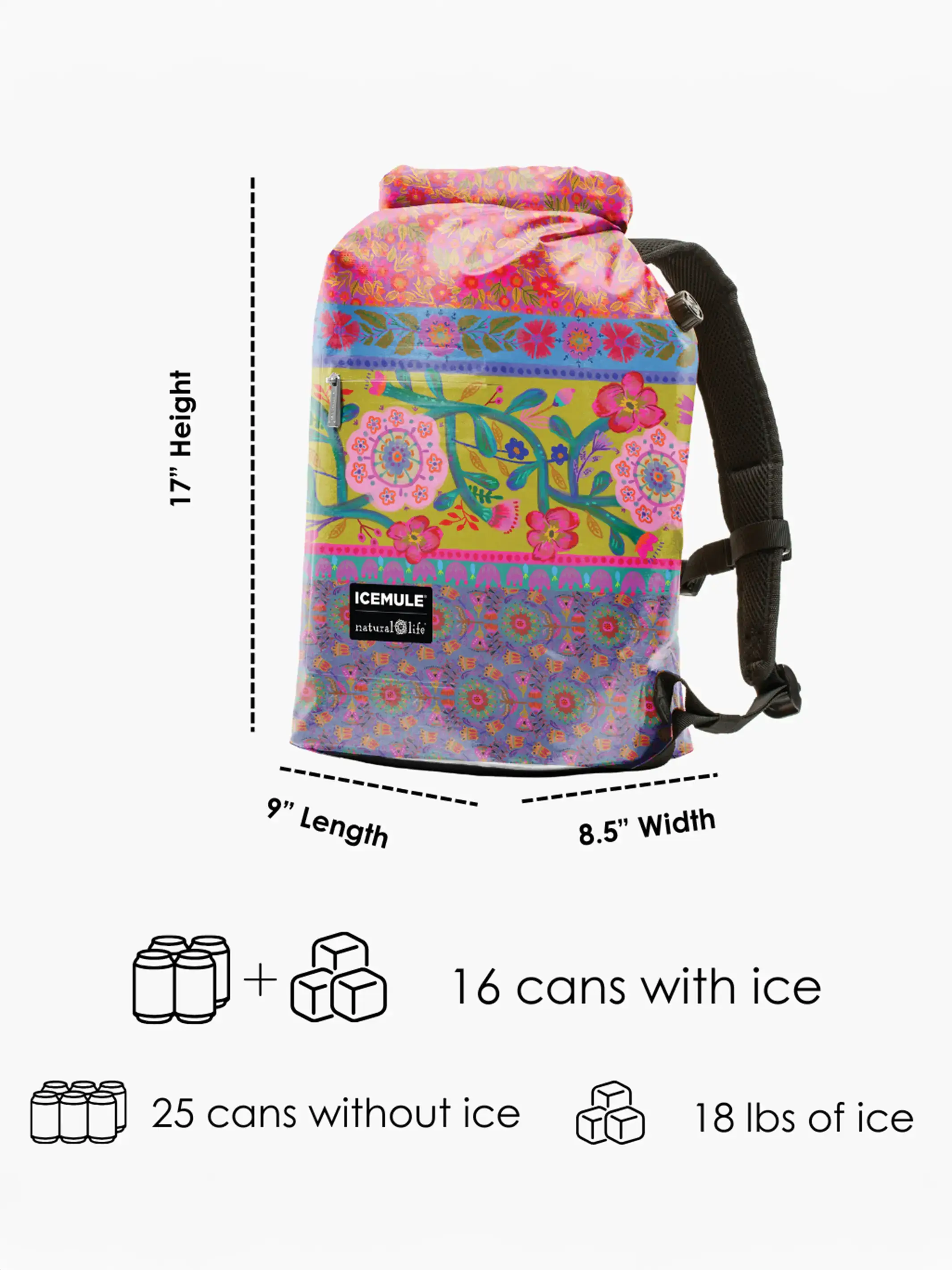 ICEMULE x Natural Life Backpack Cooler