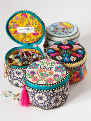 Embroidered Jewelry Case - Dream