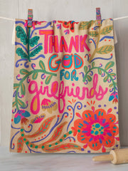 Cotton Dish Towel - Girlfriends