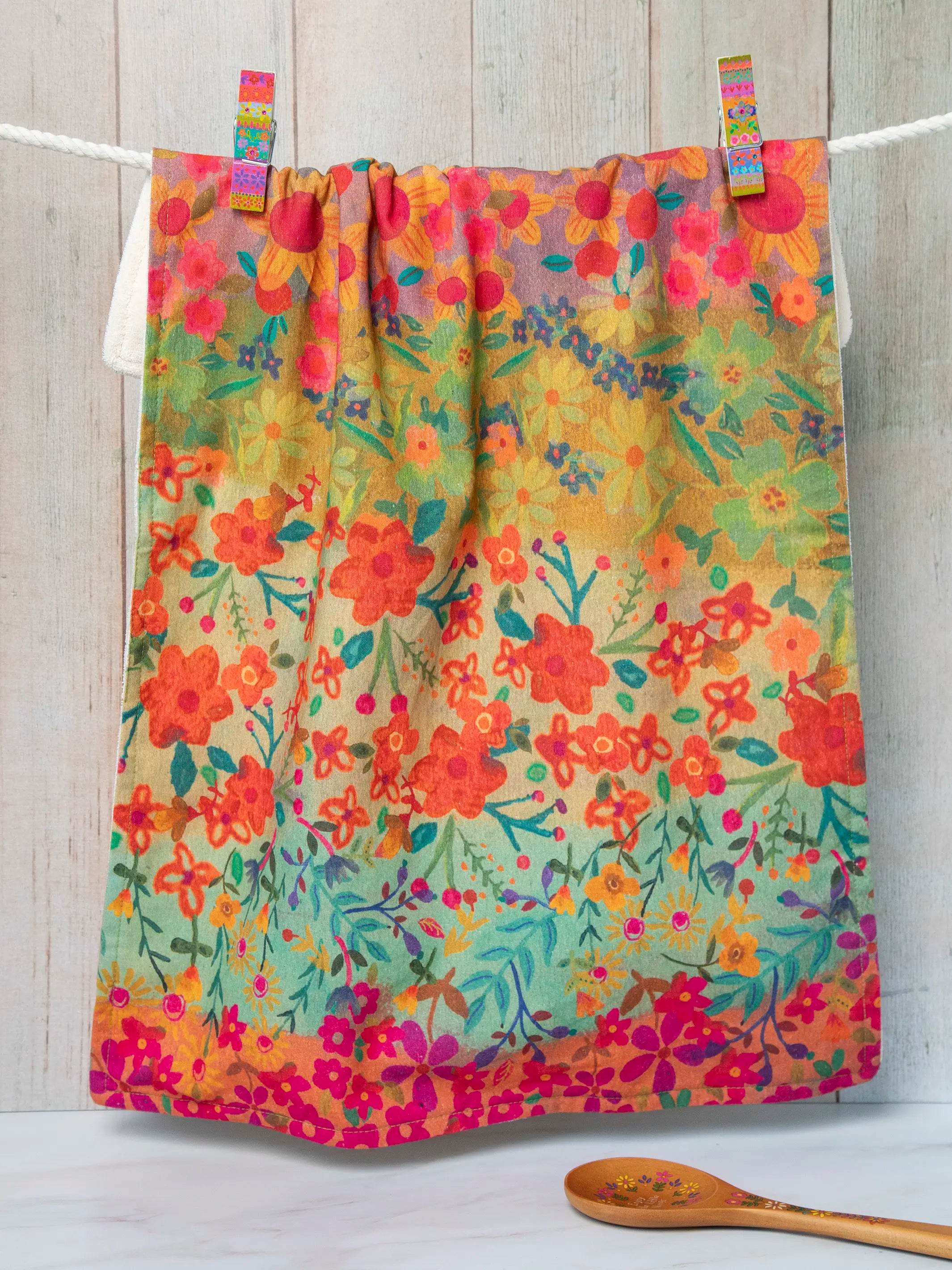 Cotton Dish Towel - Wildflowers