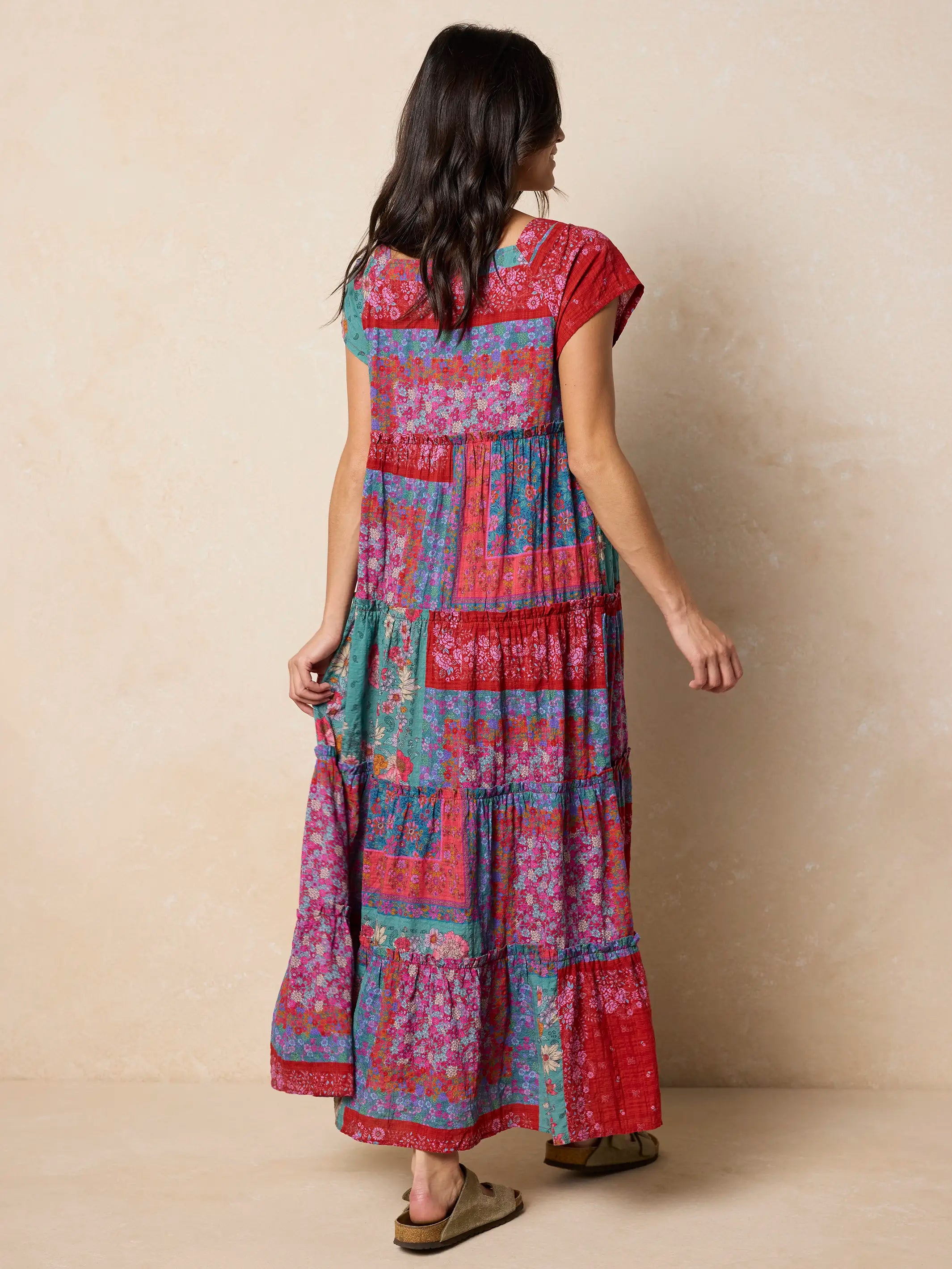 Berkley Maxi Dress - Jewel Positano Scarf