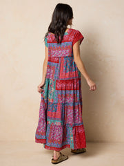 Berkley Maxi Dress - Jewel Positano Scarf