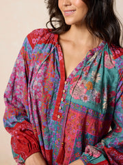 Camille Mini Dress - Jewel Positano Scarf