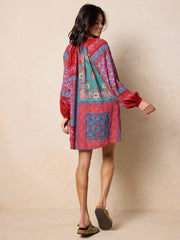 Camille Mini Dress - Jewel Positano Scarf