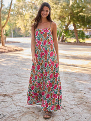 Amellia Maxi Dress - Lush Zinnias