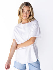 Take It In Cotton Tee - White