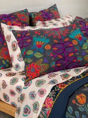 Catalina Cotton Duvet Cover - Midnight Garden