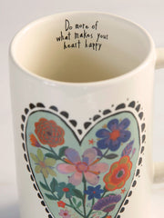 Latte Mug - Heart Happy